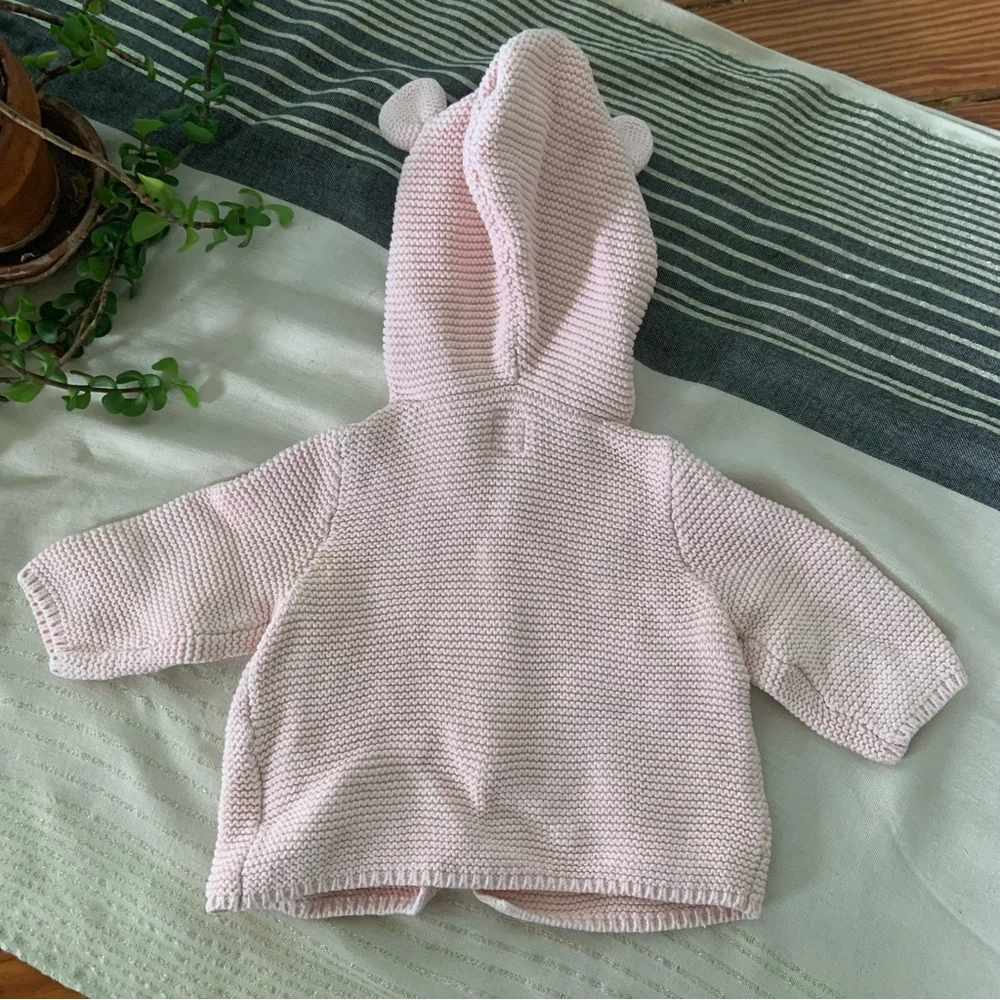 Gap Knit Bear Ears Baby Jacket